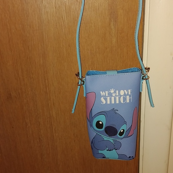 "We Love Stitch" Cell Phone Pouch / Crossbody Purse - Picture 6 of 6